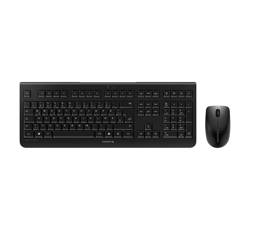 Cherry DW3000 Kombi Wireless Desktop Black QWERTZ DE