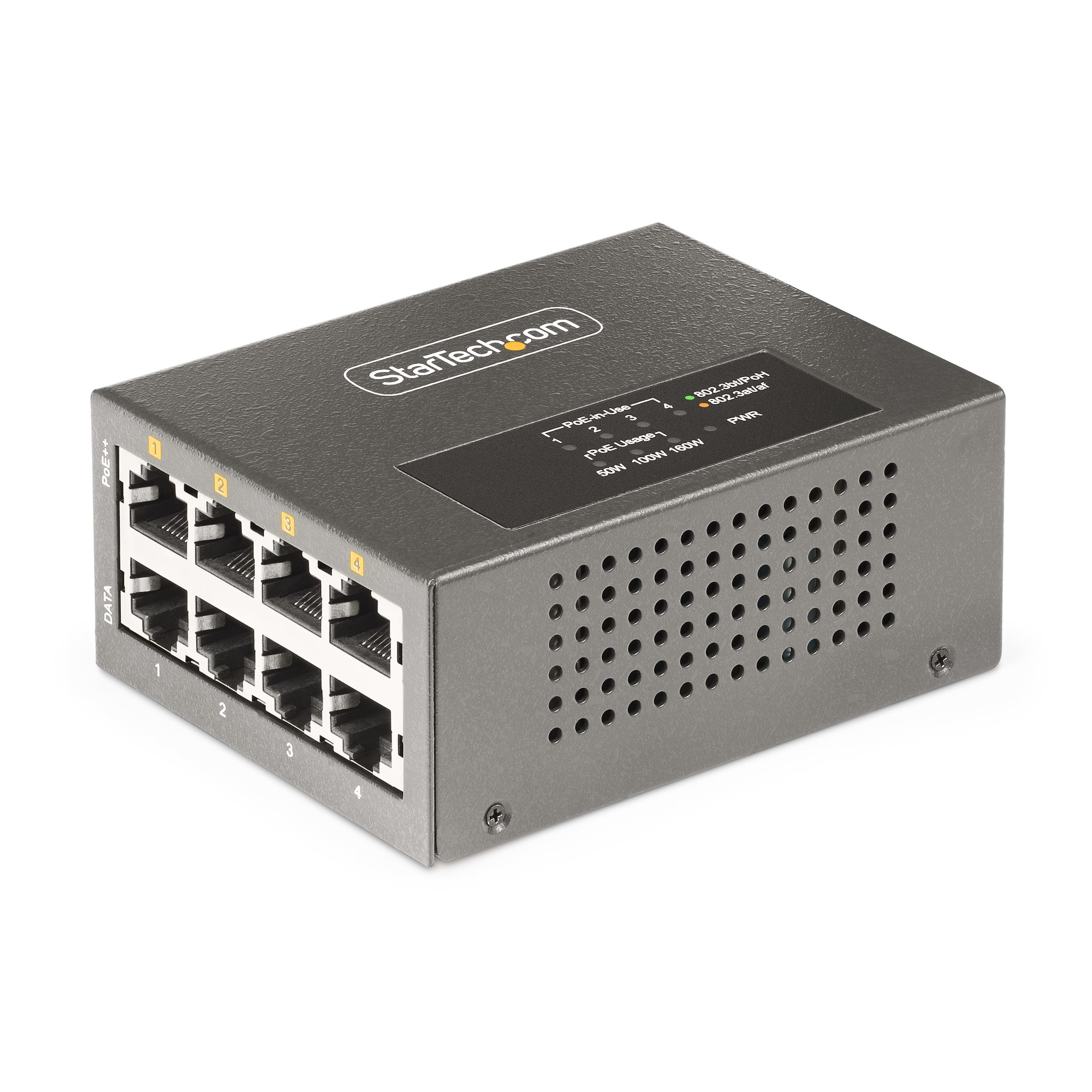 4-Port Multi-Gigabit PoE++ Injector, 5/2.5G Ethernet (NBASE-T)