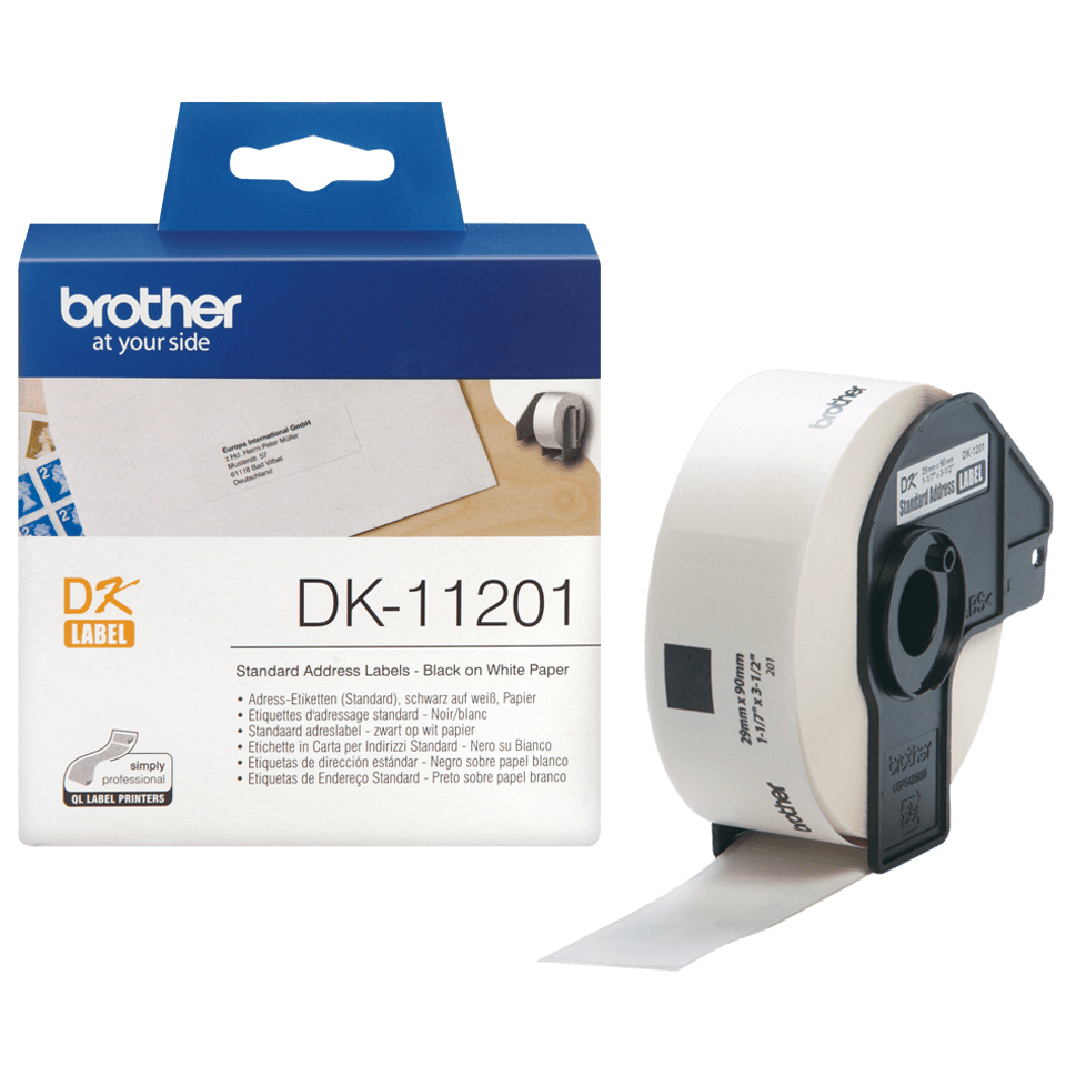 Brother Adressetiketten DK11201 29x90mm