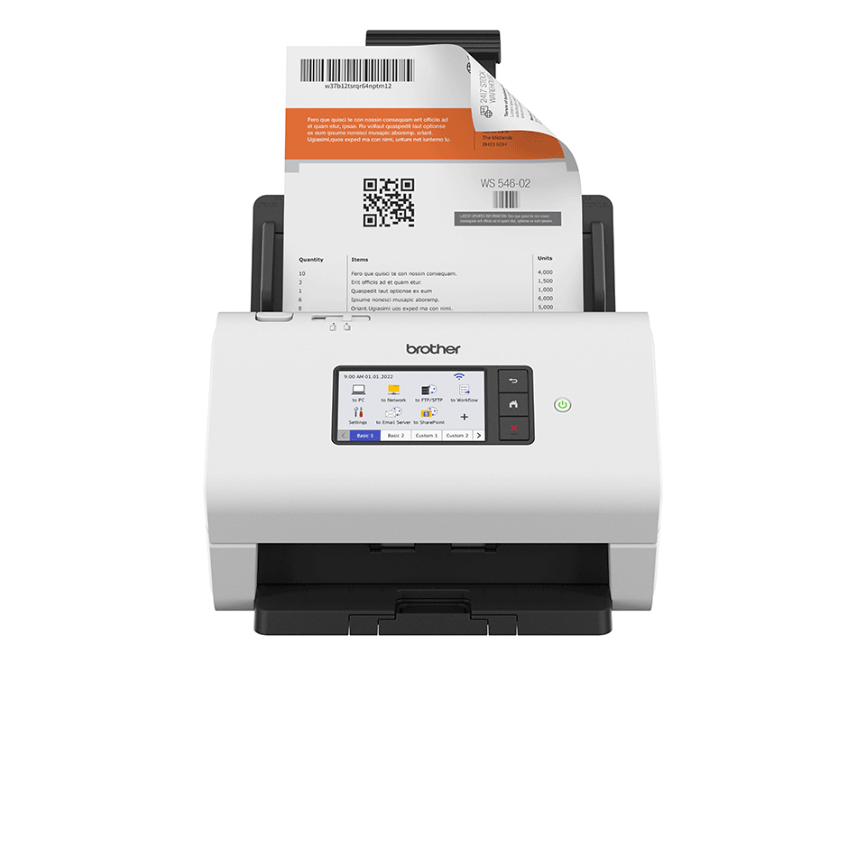 Brother ADS-4900W Dokumentenscanner 60 S./Min. USB 3.0 LAN WLAN ADF Duplex