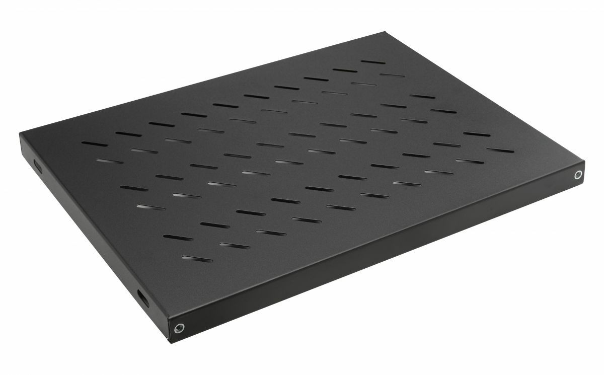 19" Fachboden var. für Serverschränke 35cm 1U schwarz