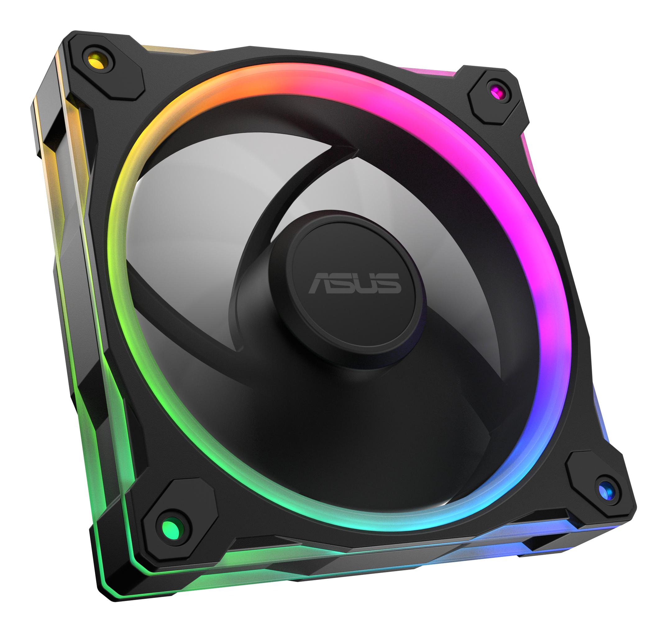120mm ASUS PRIME MR120 ARGB Reverse Gehäuselüfter schwarz, 120 mm, PWM