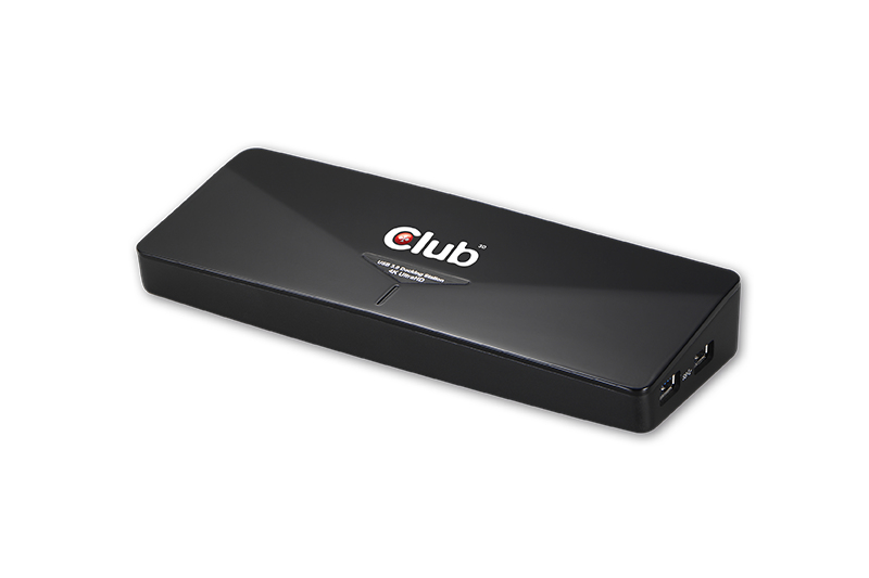 Club3D 4K Dockingstation USB3 ->3xUSB3/HDMI/DP/DVI/ black