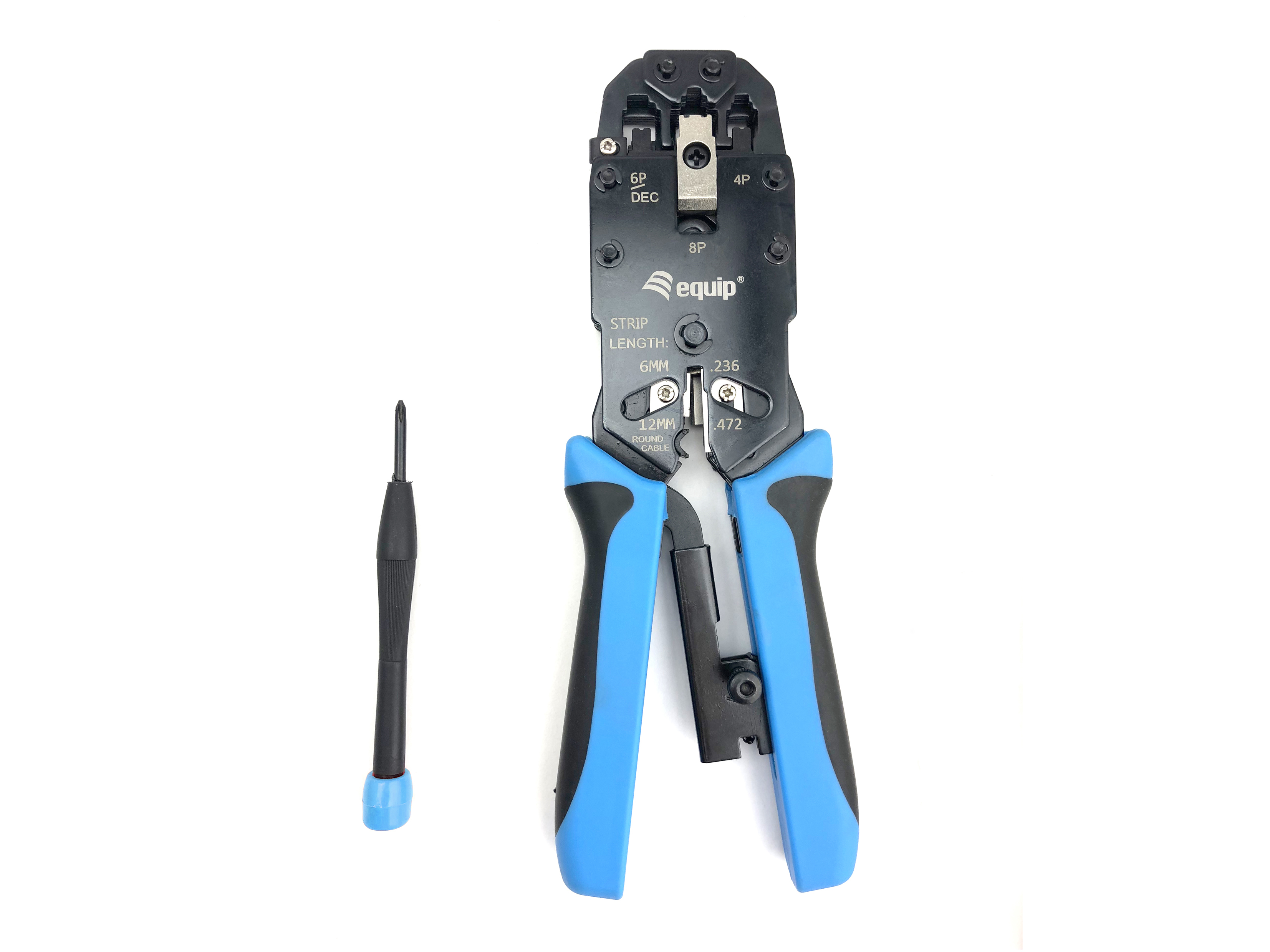 Equip Werkzeug Krimpzange RJ45 8P8C Profi 4P/2C 4P/4C 6P/4C