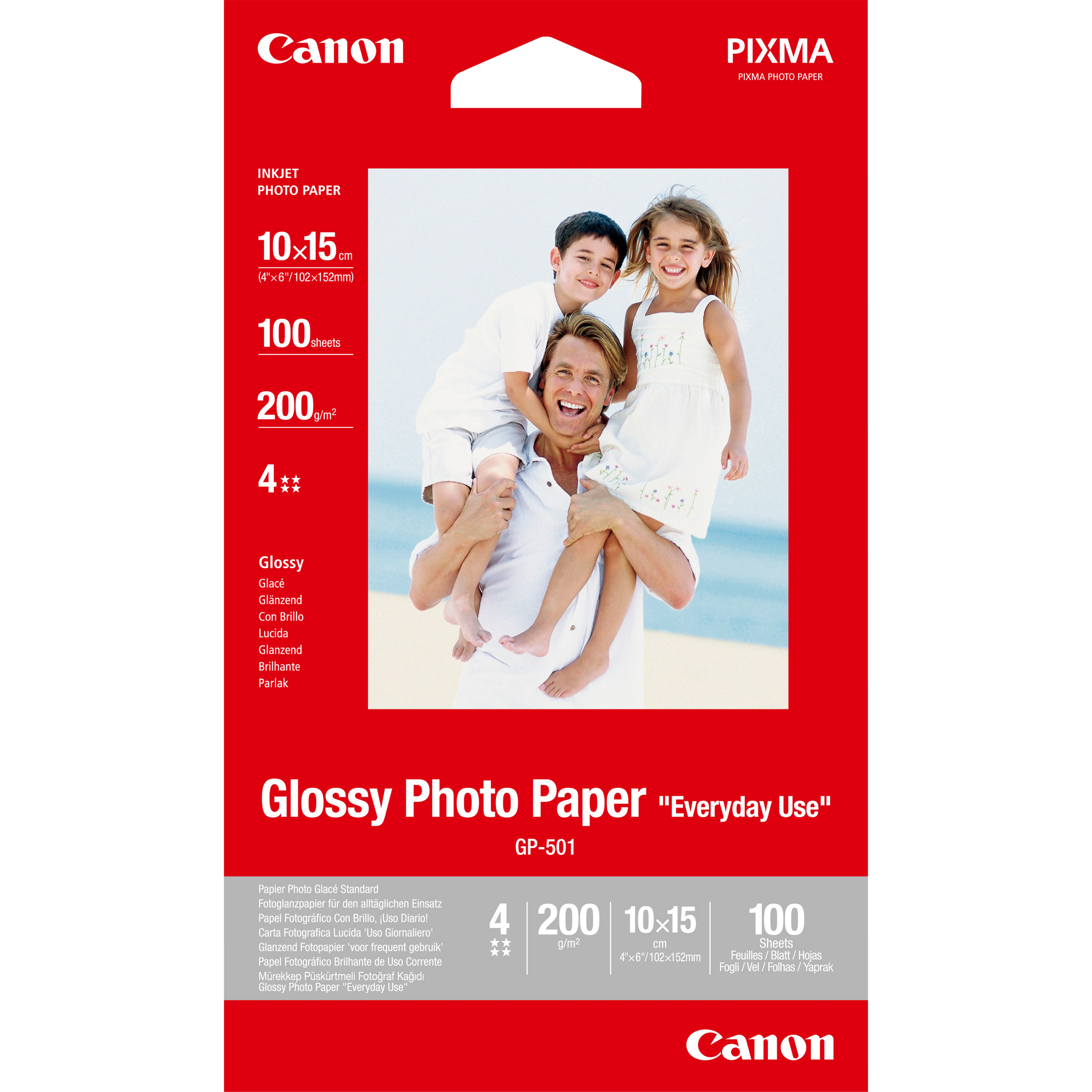 Canon 0775B003 10x15cm Fotopapier
