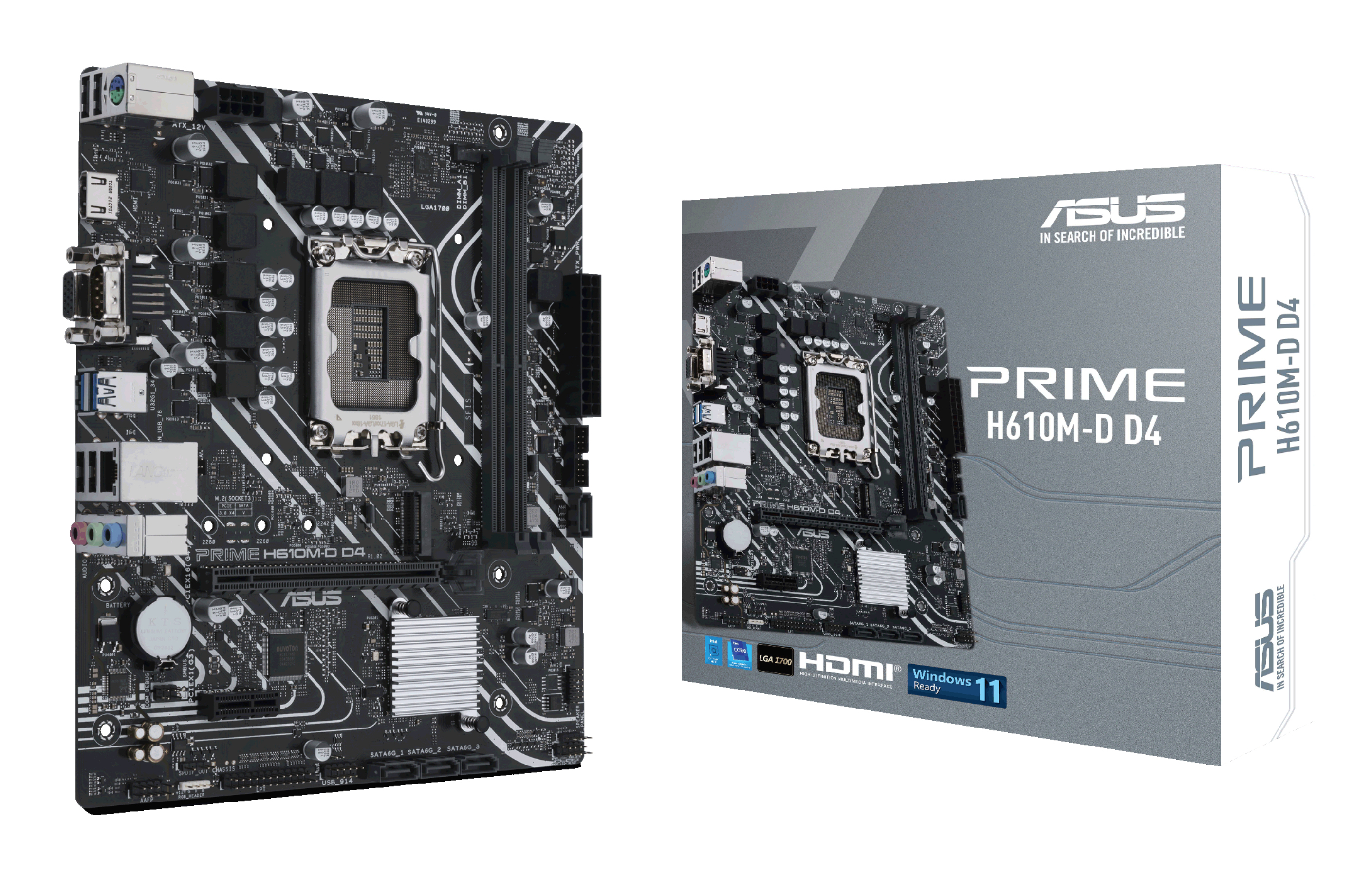 1700 ASUS PRIME H610M-D DDR4