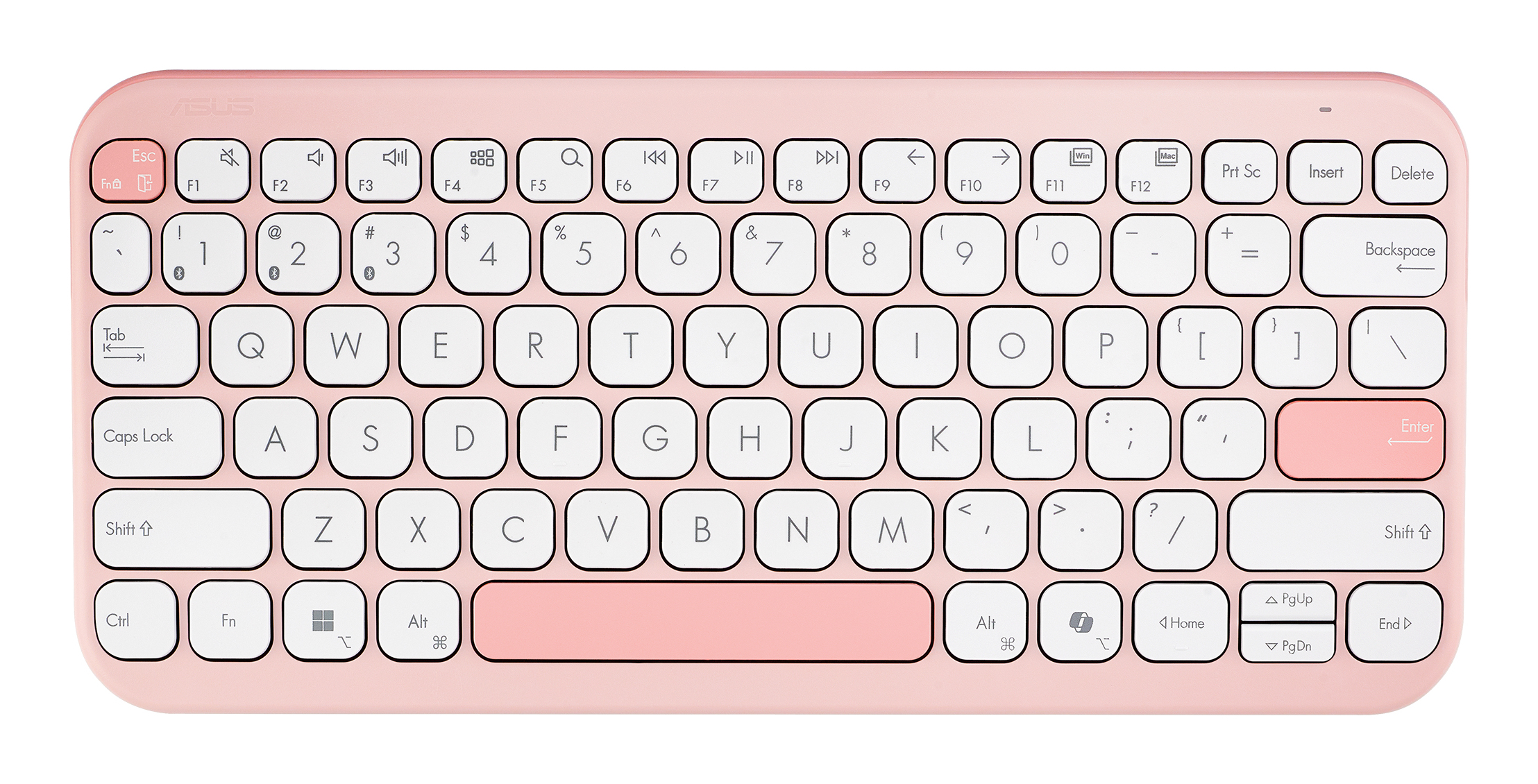 ASUS KW100 Tastatur QWERTZ pink