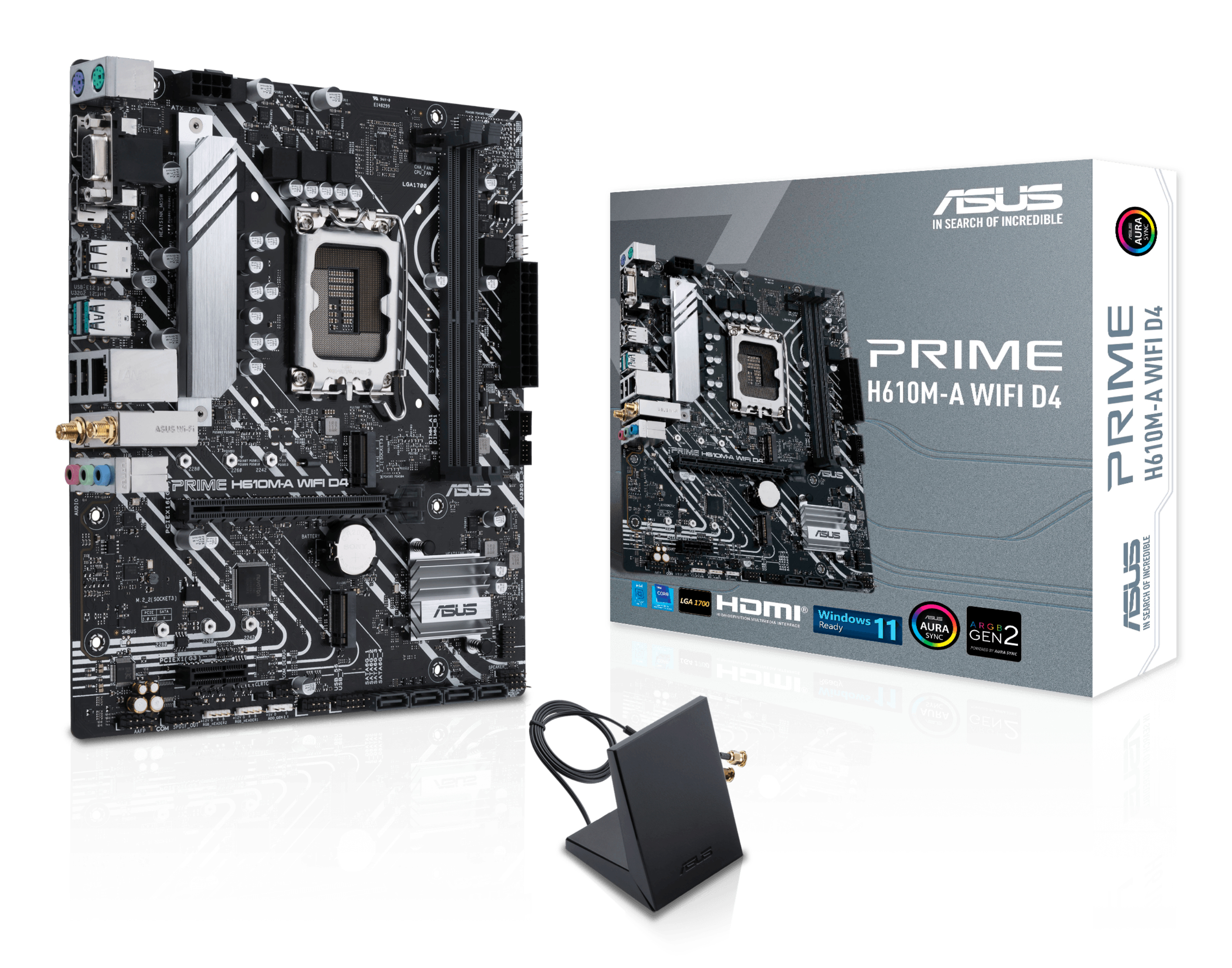 1700 ASUS PRIME H610M-A WIFI DDR4