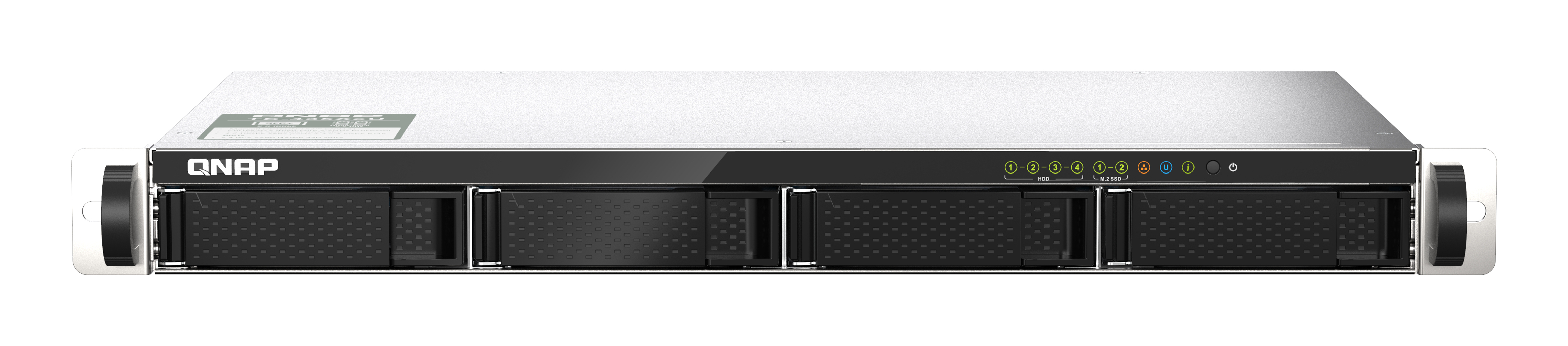 4-Bay QNAP TS-435XeU Rack SATA 6Gb/s RAID 0, 1, 5, 6, 10, JBOD 4GB RAM