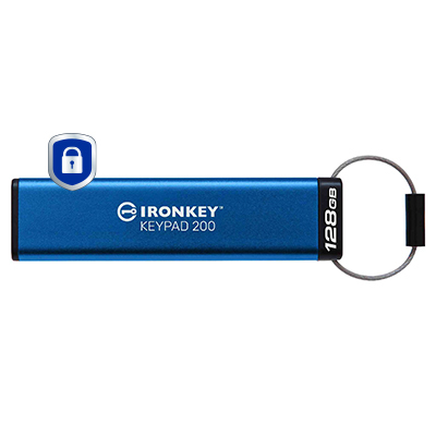 STICK 128GB Kingston IronKey Keypad 200 retail