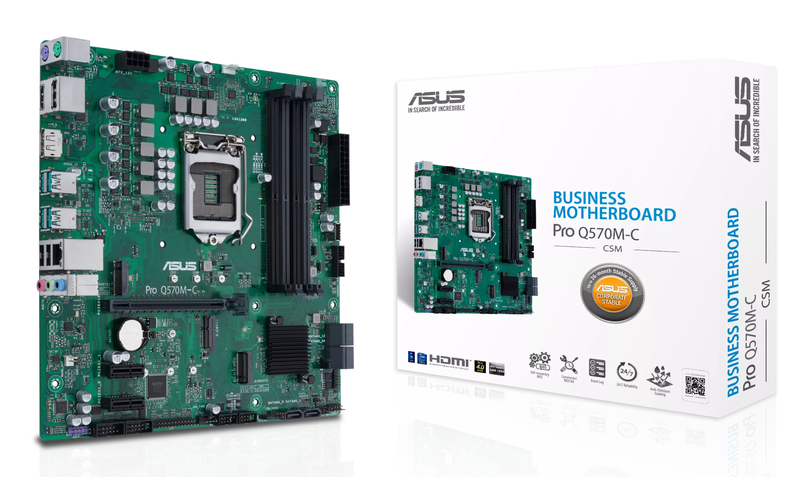 1200 ASUS PRO Q570M-C/CSM