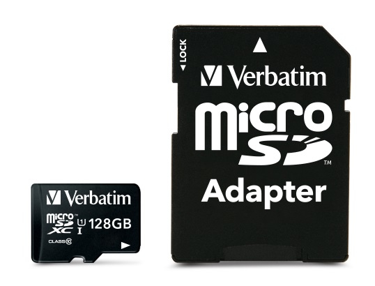 CARD 128GB Verbatim Pemium MicroXC 90MB/s +Adapter