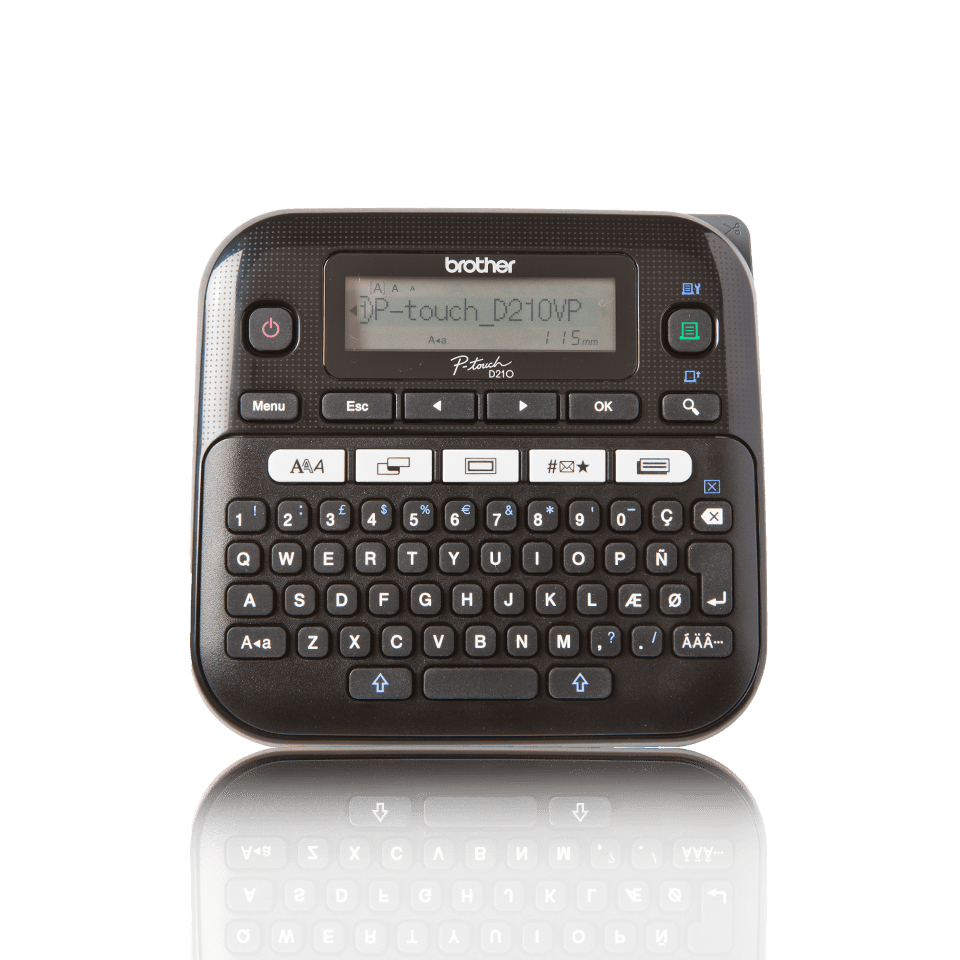 Brother P-Touch PT-D210VP Beschriftungsgerät 3.5/6/9/12 mm Value Pack