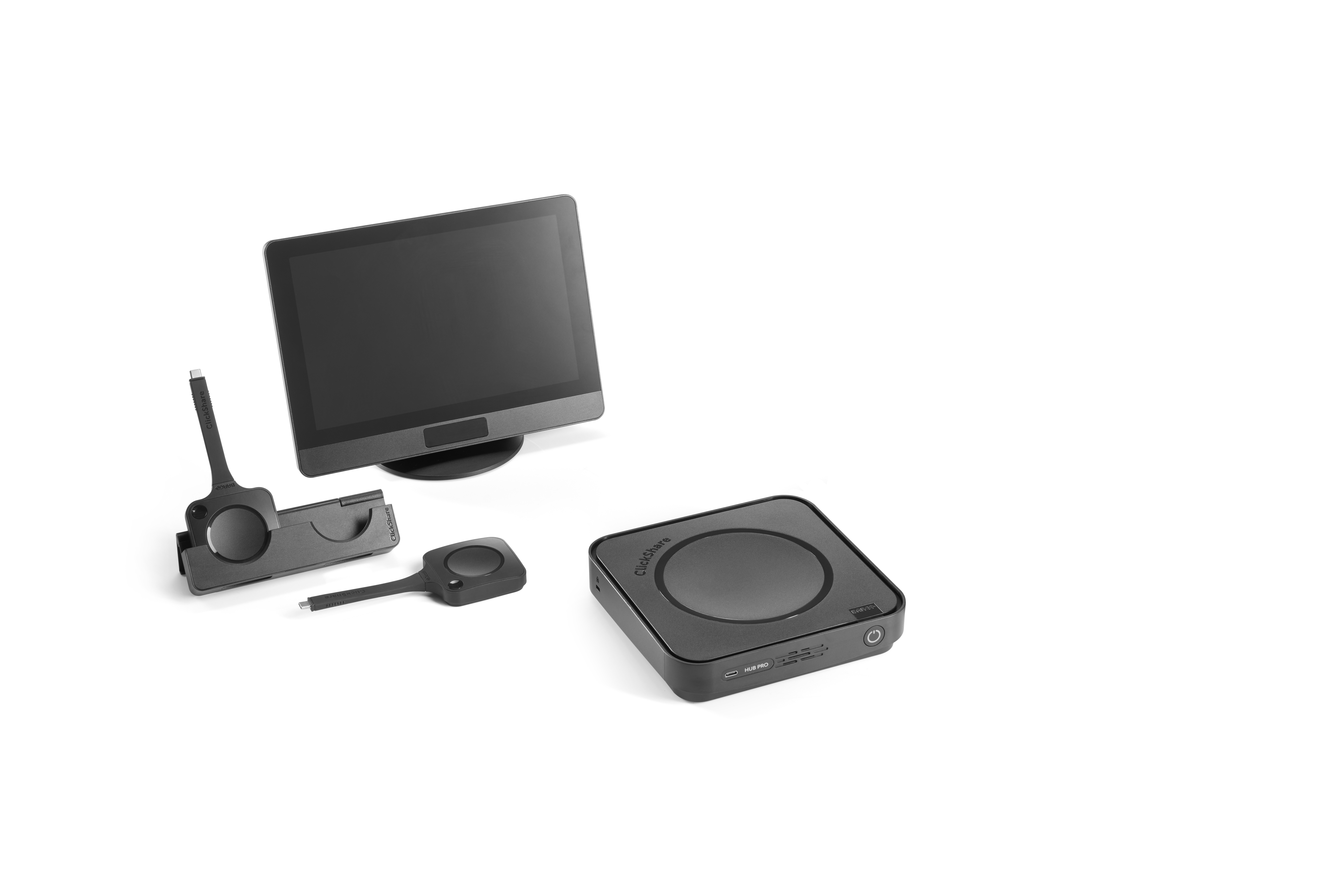 Barco ClickShare Hub Pro - Modulares Videokonferenzraumsystem - mit ClickShare Control Panel - power adapter included