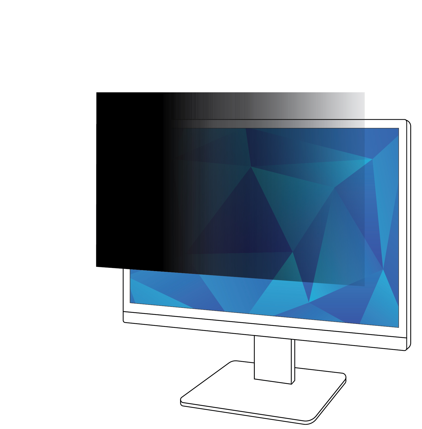 3M Blickschutzfilter für 17" Monitor 5:4