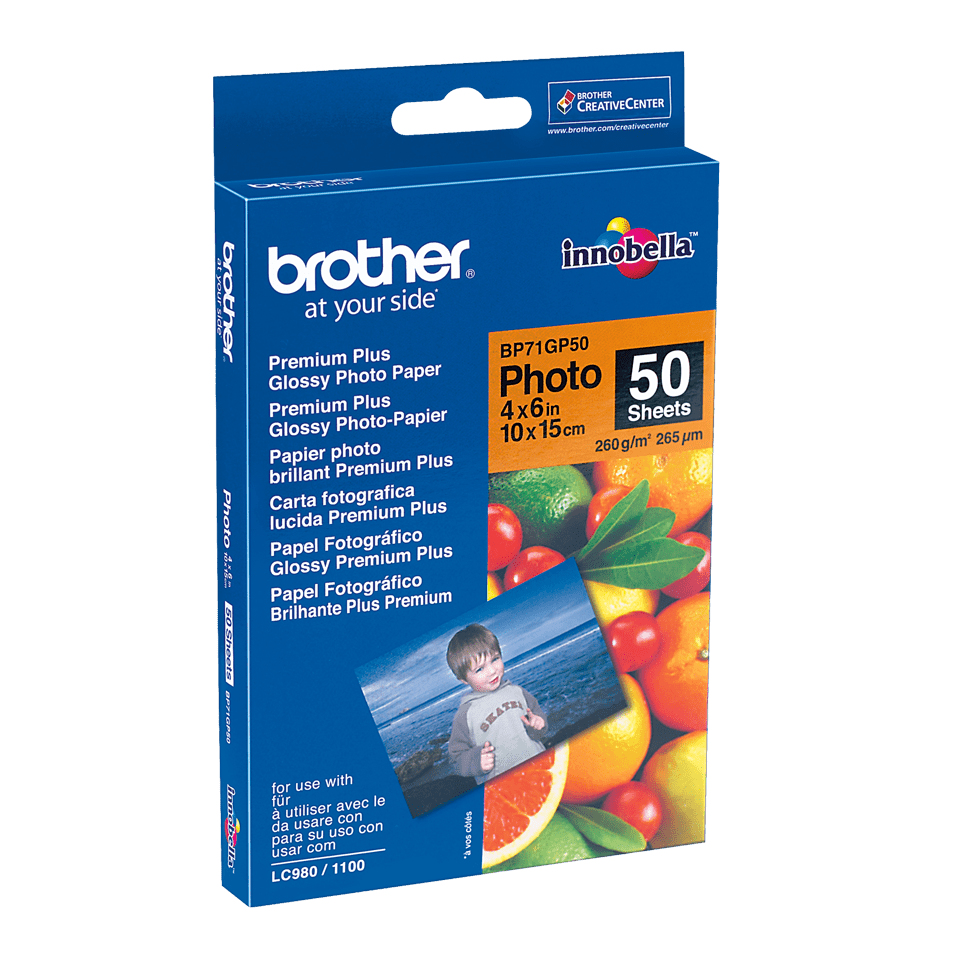 Brother Fotopapier A6 50 Blatt (bis 6000 dpi) 260g/m