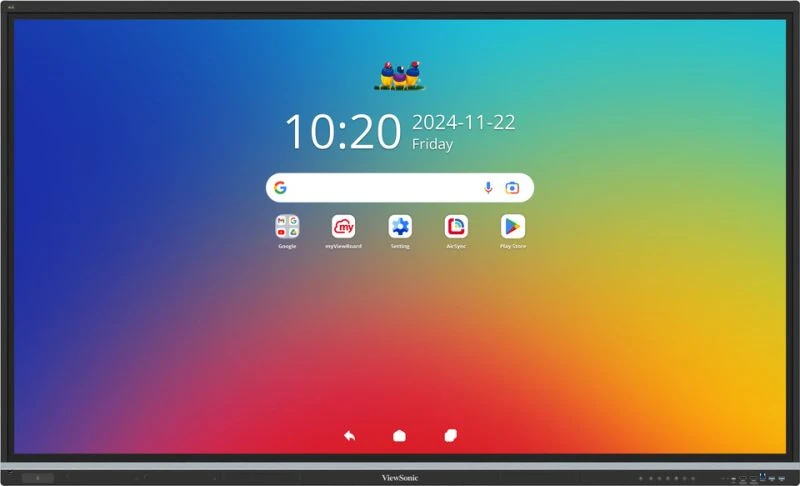 189,2cm/74,5" (3840x2160) ViewSonic IFP7551-3C 16:9 4K TFT LCD 6,5ms HDMI DisplayPort USB-C USB LAN VESA Speaker Touch