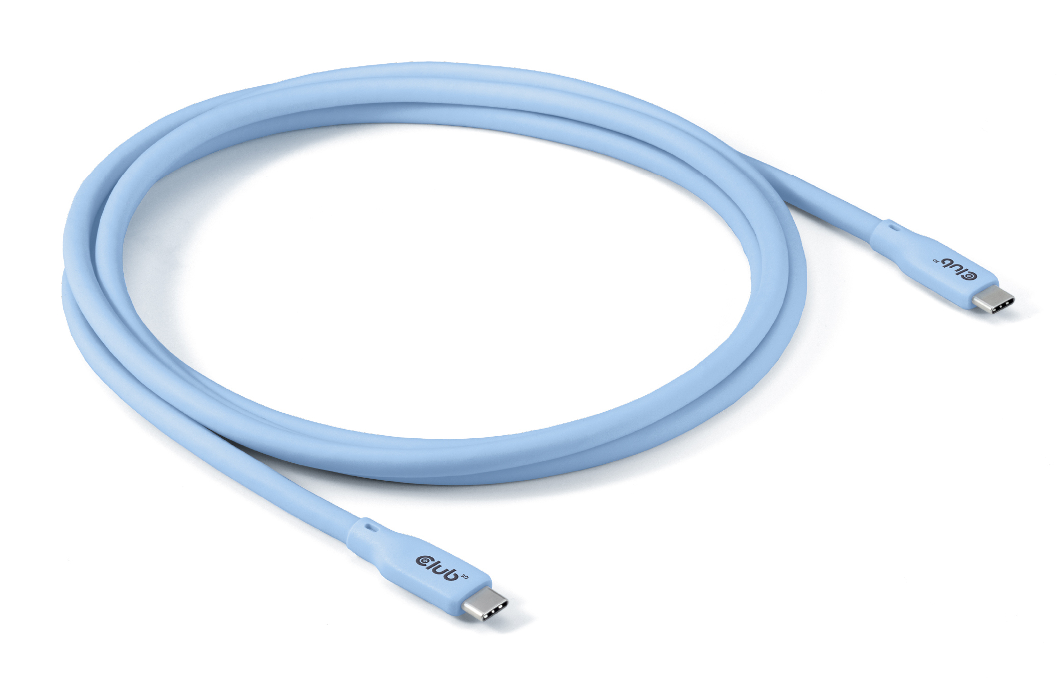 Club3D Lifestyle USB-C Kabel PD 240W.20Gbps 2m blau St/St