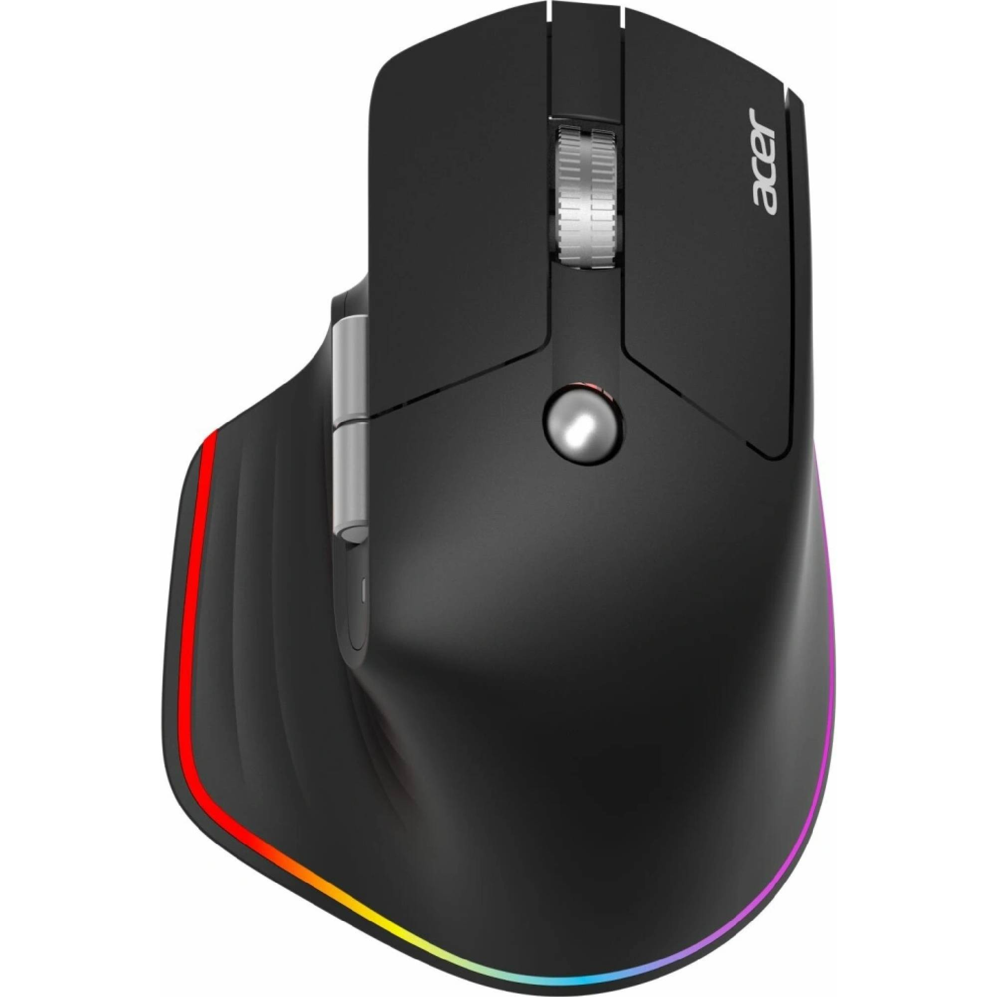 Acer Easy Fit - Maus - ergonomisch - optische LED - 6 Tasten - kabellos - 2.4 GHz, Bluetooth 5.0 - kabelloser Empfänger (USB)