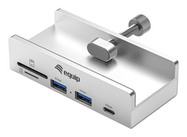 5-Port-Klemm USB-A3.2-Hub->2xUSB-A/SD/TF/USB-C 5Gbps