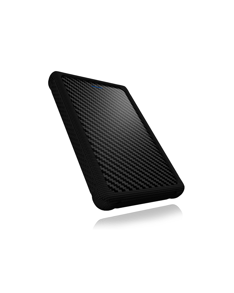 2,5 6cm 1xSATA 2,5" zu 1xUSB 3.0 Host, schraubenlos, Silicon Schutzhülle ICY BOX