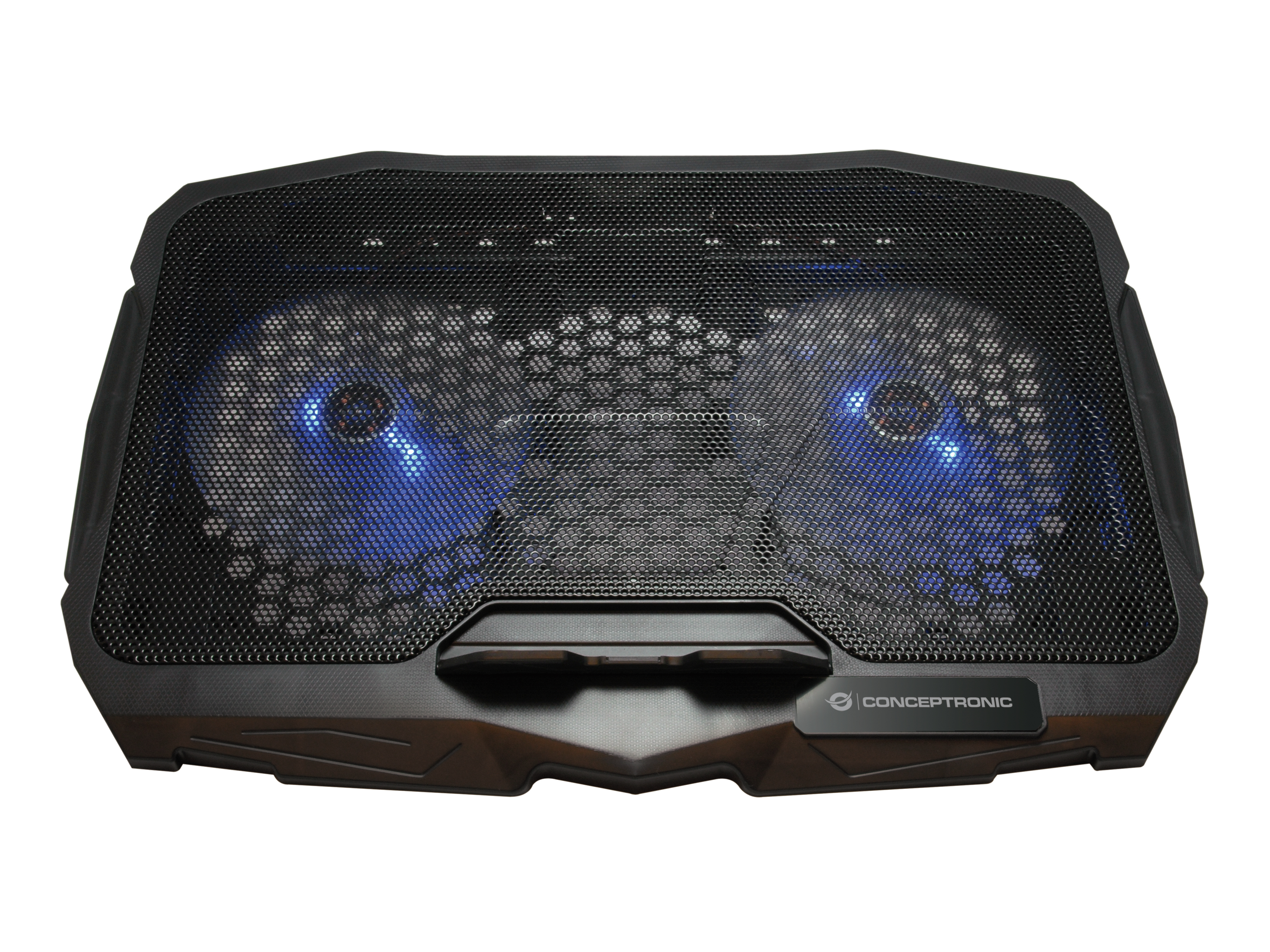 CONCEPTRONIC 2-Fan USB-A2.0 Laptop-Kühlpad 7Kg ERGO 17" sw
